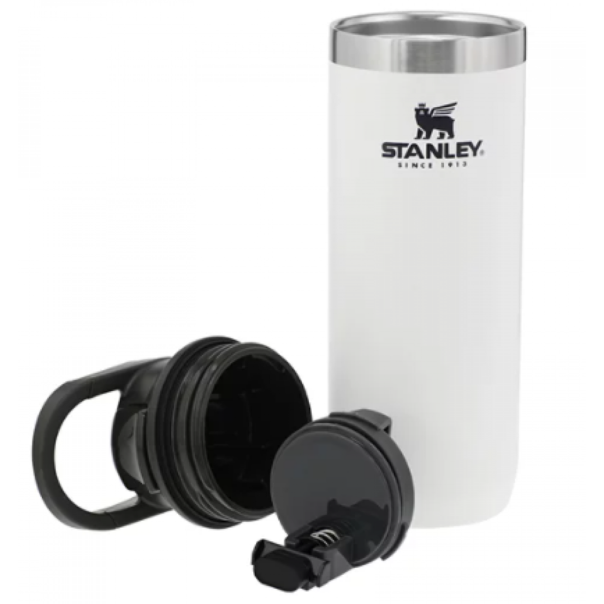 Copo Térmico Stanley Com Tampa Branco 473ml - ref 08000-02