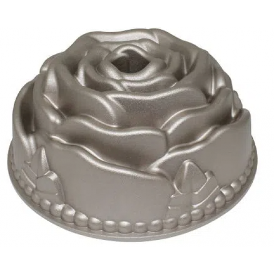 Forma de Bolo em Alumínio Fundido Rosa MIMO - ref ASS20223 