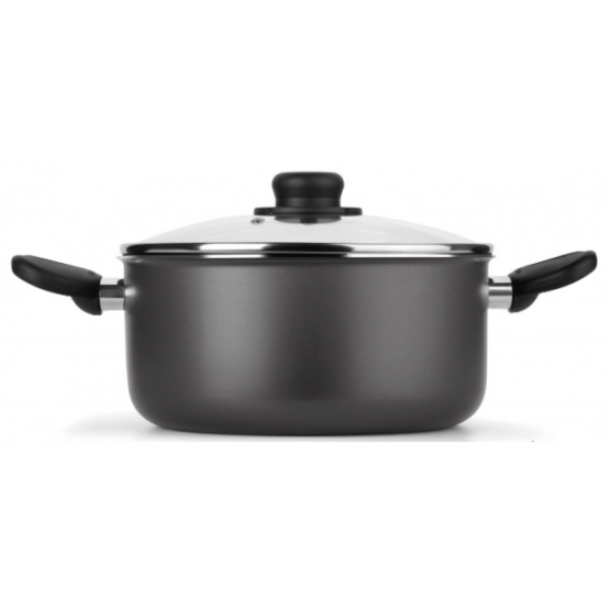 Caçarola Gourmet 24 com Tampa de Vidro Multiflon  - ref 53224