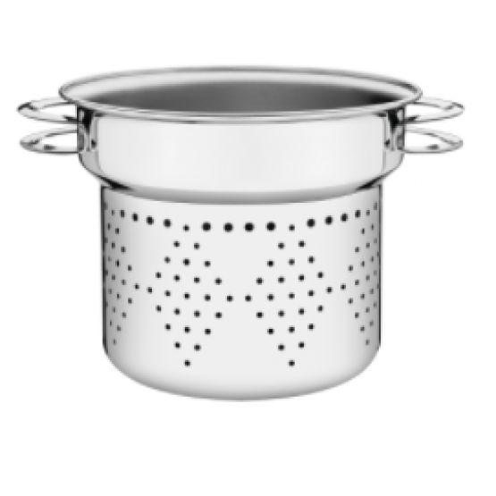 Cozi-Pasta Tramontina Solar em Aço Inox 24 cm 8 L - ref 62514240