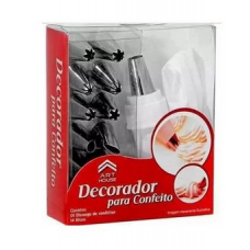 Kit Decorador Confeito Art House 12 Peças - ref BS080