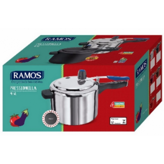 Panela de Pressão Polida Ramos 4,5L