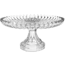 Prato para bolo em vidro com pé D29,2xA14cm