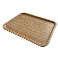 Bandeja Mundiart Retangular Bambu - ref 40x30x2cm