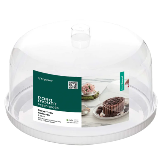 Boleira Serve Tudo Paramount Redondo - ref 1746