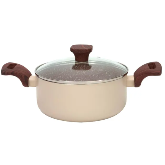 Jogo Panelas 5 Peças Pratic Cook Crema Indução