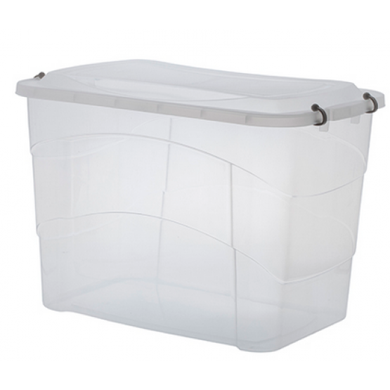 Caixa Organizadora Pratic Box Paramount Transparente 90L - ref 427