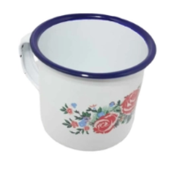 Caneca Esmaltada Estampada 6cm