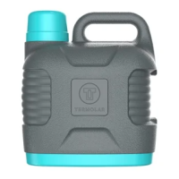 Garrafão Termico Termolar 5 Litros Cinza Azul