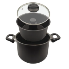 Conjunto Banho Maria Alumínio Pato Branco N20 3,2L Preto