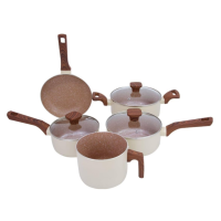 Jogo Panelas 5 Peças Pratic Cook Crema Indução