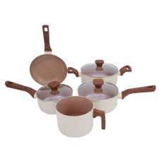 Jogo Panelas 5 Peças Pratic Cook Crema Indução