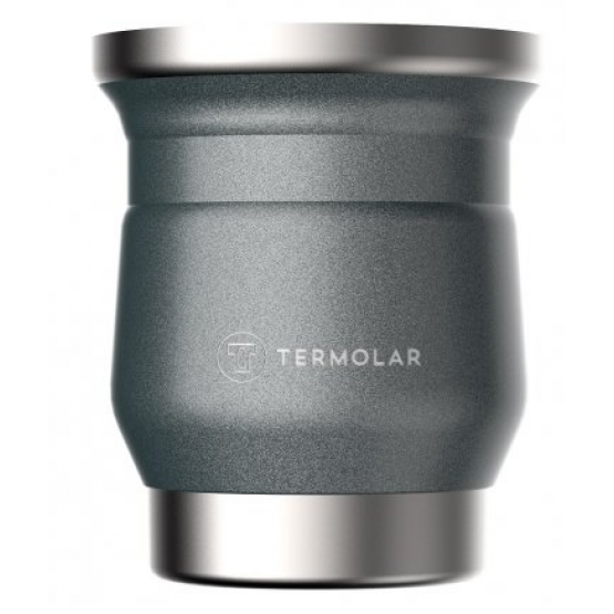 Cuia Térmica Termolar 250ml cor Chumbo - ref 1505CH