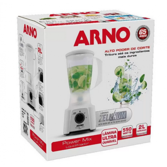 Liquidificador Arno Power Mix Braco 127v - ref LN2801BN1