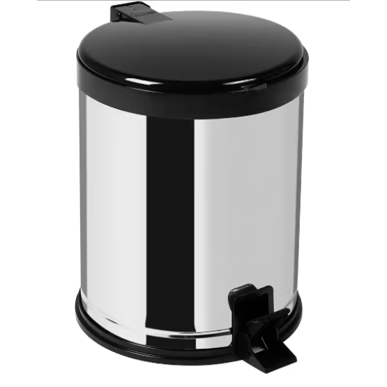 Lixeira Viel em aço Inox com Pedal 12L