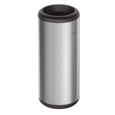Lixeira Inox Tramontina Portofino com Acabamento Scotch Brite e Aro e Base em Polipropileno 15 L - ref 94540015