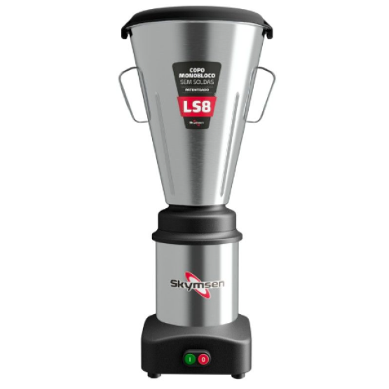 LIQUIDIFICADOR COMERCIAL INOX, COPO MONOBLOCO INOX - 0,5CV 127/220 V - ref LS4
