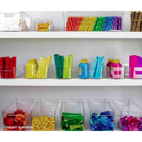 Organizador Clear Martiplast 30 x15 x 13cm - ref OC 350