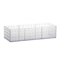 Organizador Empilhável Paramount Cristal 32x11,5x8 cm - ref 838 