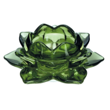 Porta Vela Yangzi Flor Lótus Verde - ref 20886