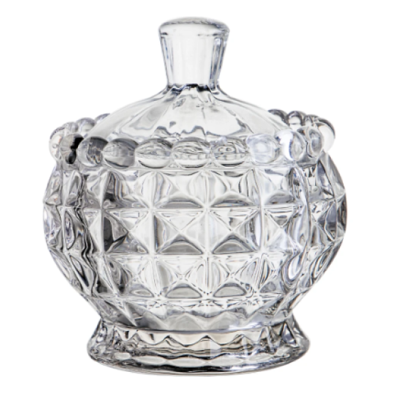 Bomboniere Fit Vidro 8,7x10,5cm - ref 30220