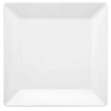 Prato Raso Quadrado Oxford 26,5x26,5 Branco - ref GA02-2000