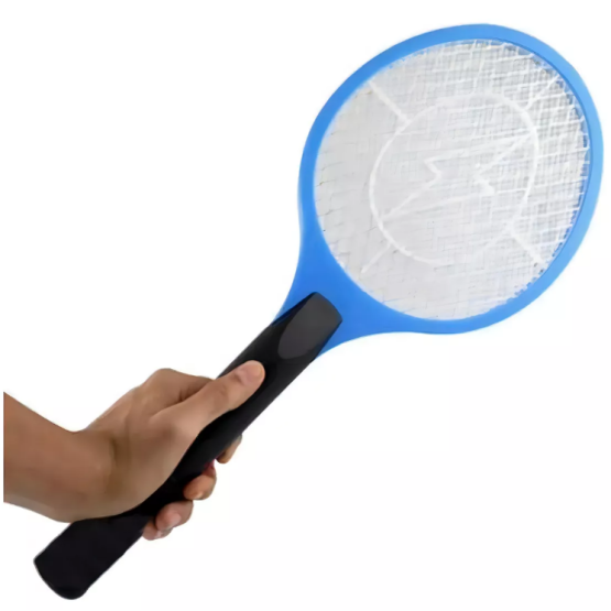 Raquete Elétrica Recarregável Mata Insetos 