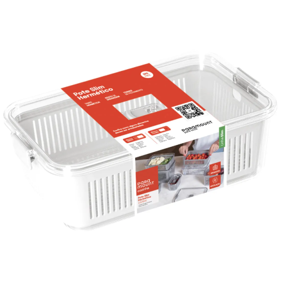 Pote Paramount Hermético Slim Multiuso 2,570ml - ref 1771 