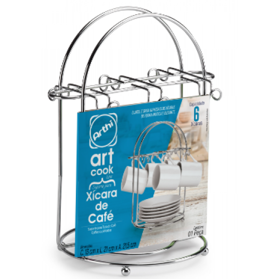 Suporte para Xícaras de Café Arthi - ref 1616
