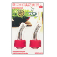 Bico Dosador Galheteiro para Vinagre Vemplast com 2 und vermelho - ref 875