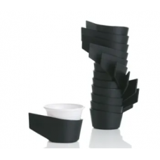 Porta Copos Martiplast Para Café 50ml Preto Unitário - ref PZ 1032