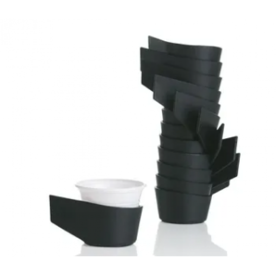Porta Copos Martiplast Para Café 50ml Preto Unitário - ref PZ 1032