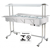 Buffet Venancio 8 Cubas Quentes 127V - ref EA8M-EST