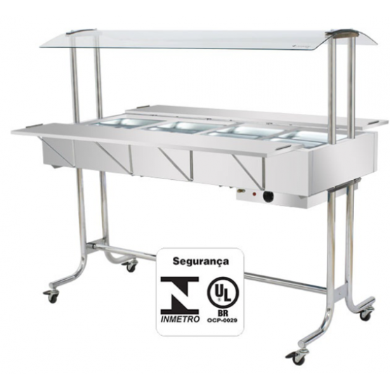 Buffet Venancio 8 Cubas Quentes 127V - ref EA8M-EST