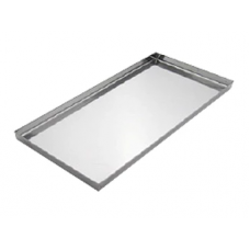 Bandeja Newpan Inox Canto Liso 35x25x2 cm - ref BA10