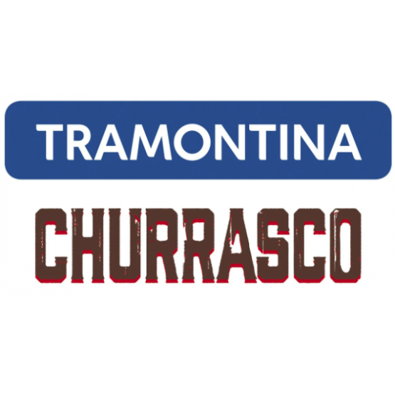 Garfo Trinchante Tramontina Churrasco com Lâmina em Aço Inox e Cabo de Madeira 46 cm - ref 26443100