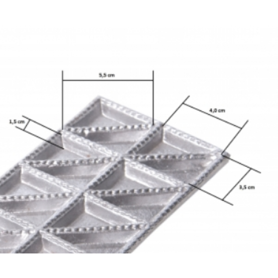 Forma Ravióli e Agnolini Anodilar - ref 1232