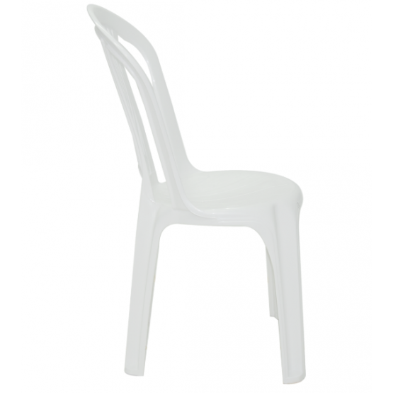 Cadeira Bistrô Tramontina Atlântida em Polipropileno Branco - ref 92013010