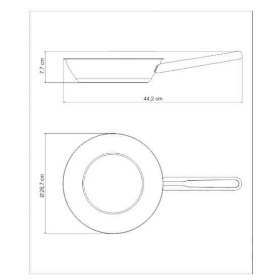 Frigideira Tramontina Ventura em Aço Inox com Revestimento Interno Cerâmico 24 cm 2,1 L - ref 62376244