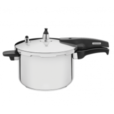 Panela de Pressão Tramontina Allegra em Aço Inox Fundo Triplo 22 cm 6 L - ref 62676220