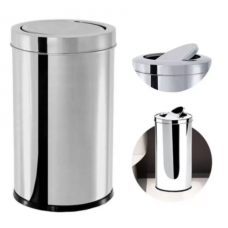 Lixeira de Inox Basculante Brinox 7,8L - ref 3032/206