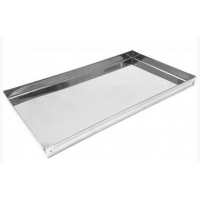 Bandeja Newpan Inox Canto Liso 30x15x2cm - ref BA44