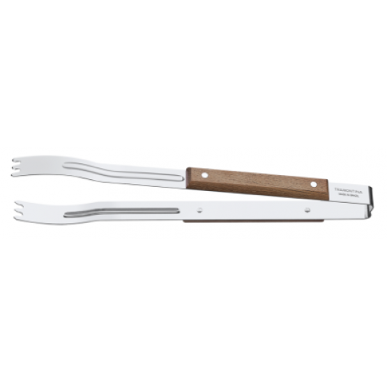 Pegador para Carne Tramontina Churrasco com Lâmina em Aço Inox e Cabo de Madeira 37 cm - ref 26400100