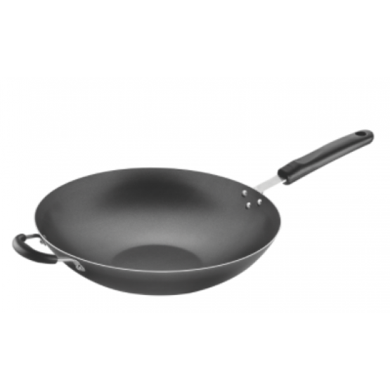 Wok Tramontina Loreto em Alumínio com Revestimento Interno Antiaderente Starflon T1 36 cm 6 L - ref 20252036