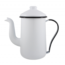 Bule Tradicional Café Esmaltado Ewel 14 1.5L Branco - ref 145003