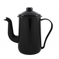 Bule Tradicional Café Esmaltado Ewel 14 1.5L Preto - ref 145010