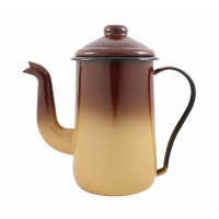 Bule Tradicional Café Esmaltado Ewel 14 1.5L Marrom - ref 145001