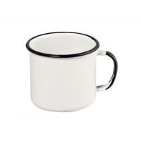 Caneca Esmaltada Ewel 12 825ml Branca- ref 16003