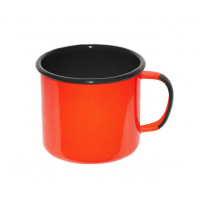 Caneca Esmaltada Ewel 8 277ml Laranja- ref 14004