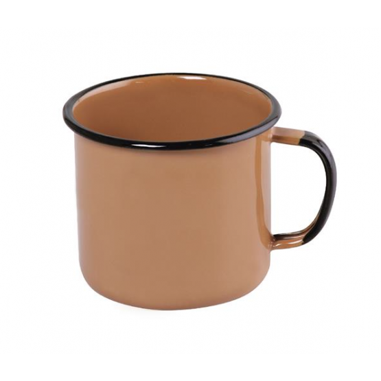 Caneca Esmaltada Ewel 8 277ml Marrom- ref 14002